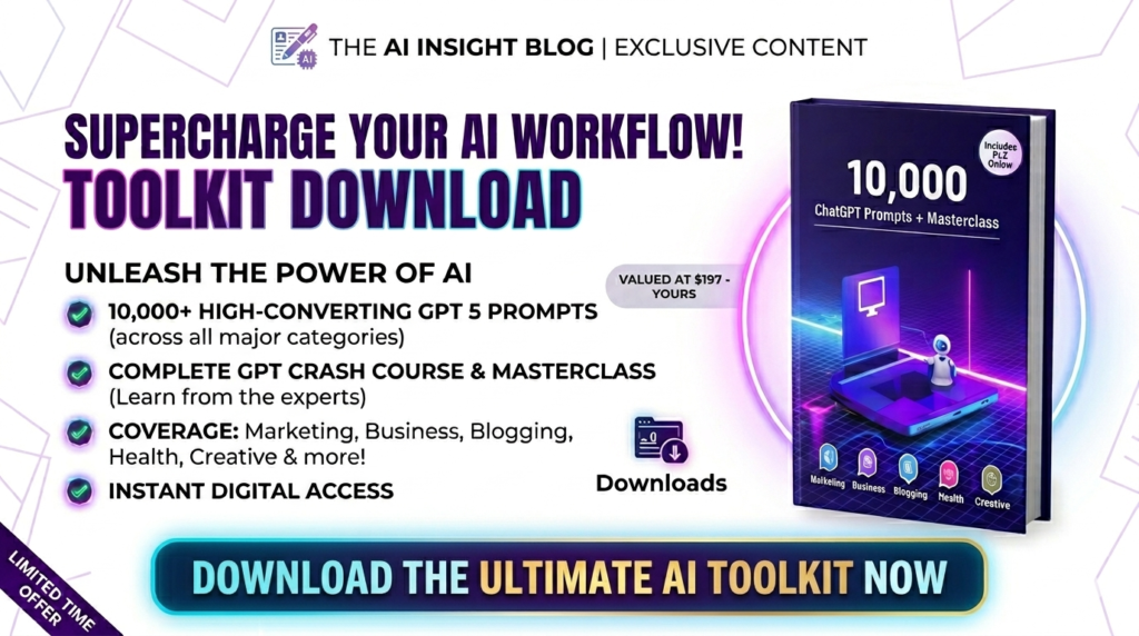10,000 + Chat GPT 5 Prompts + GPT Crash Course Downloads
